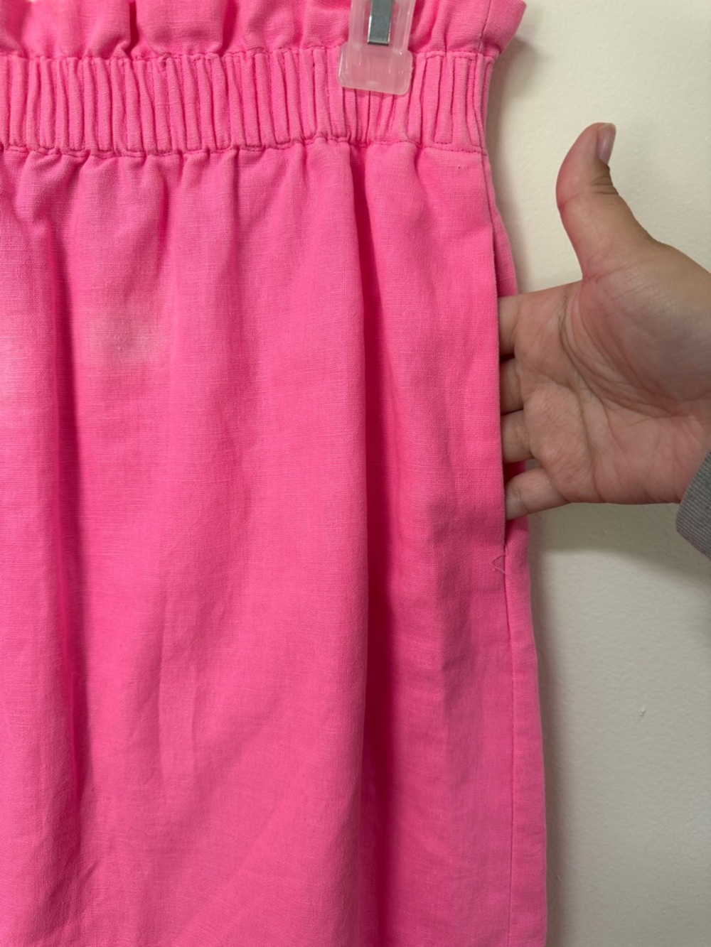 J. Crew Hot Pink Elastic-Waist Mini Skirt - Picture 2 of 6